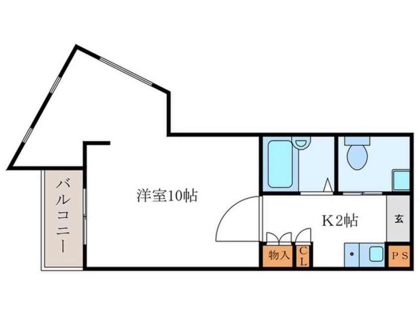 間取図 プルーリオン西桂