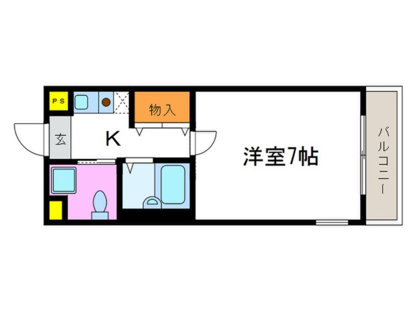 間取図 プルーリオン西桂