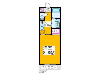 間取図 ル－ブル・ベル