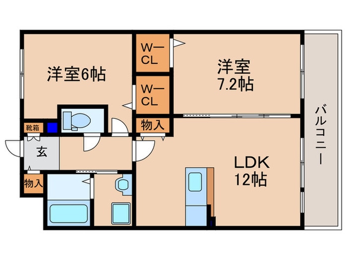 間取り図 Ｖｉｔａ　Ｆｌｏｒｅ