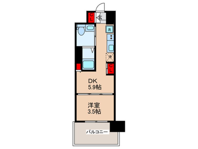 間取図 J・GRAN　Court京町堀