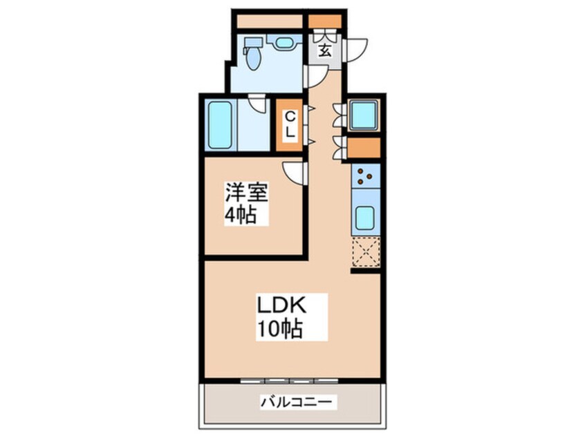 間取図 ZENITHRESIDENCENANBA-MINAMI