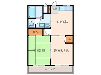 間取図 近松サンハイツ