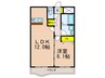 S－CUBE　長尾 1LDKの間取り