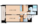 ＣＡＬＭ姉小路通の間取図