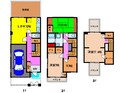 舛本貸家の間取図