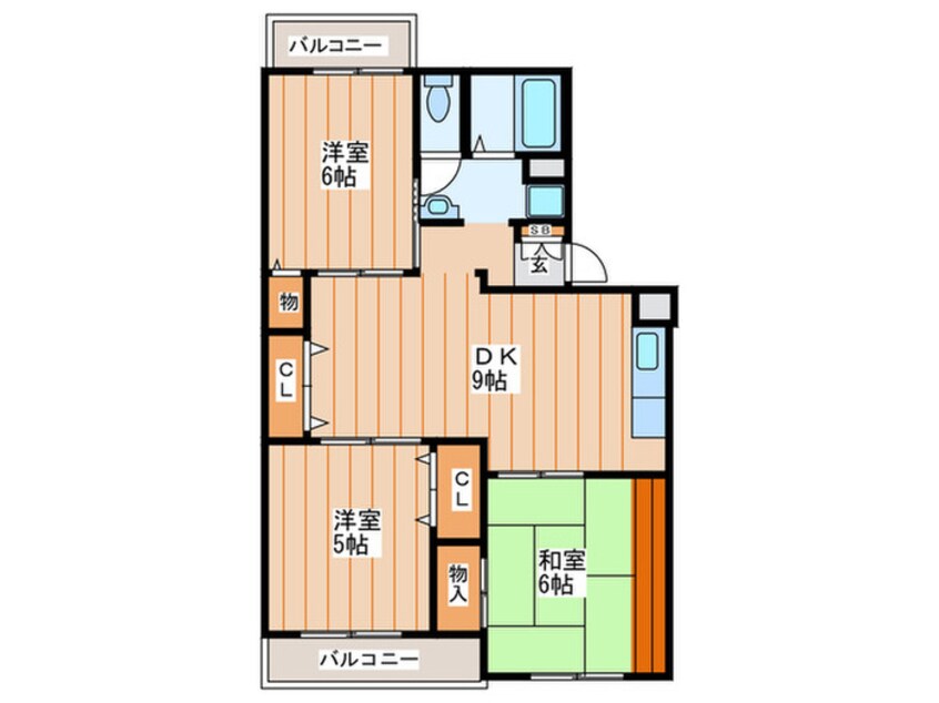 間取図 メゾン・ファミーユ