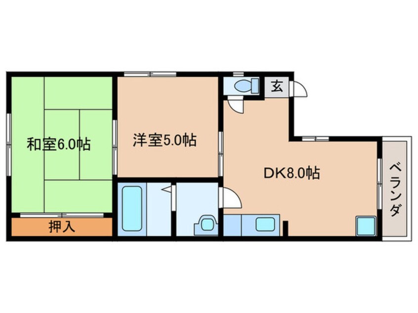 間取図 ハイツジュン