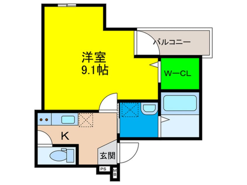 間取図 ハピネス高師浜