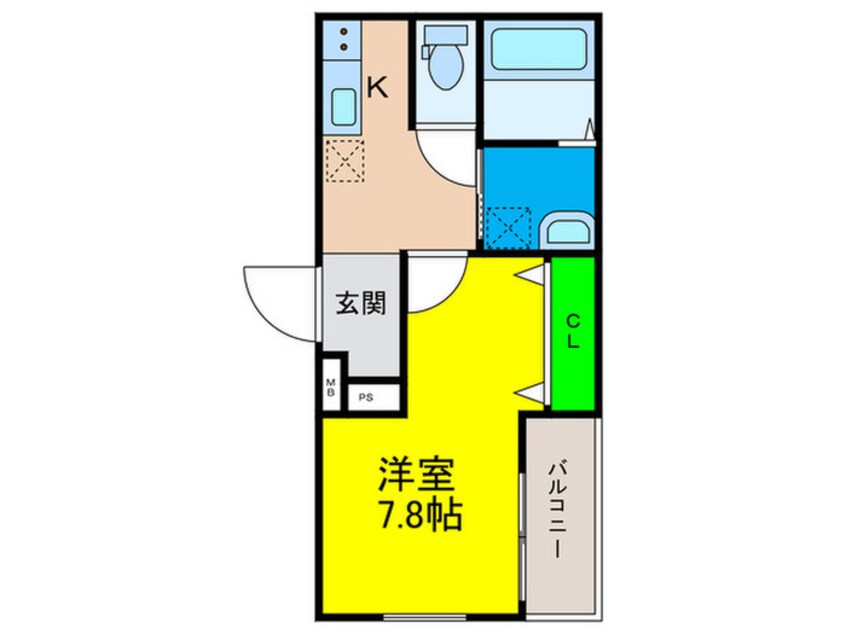 間取図 ハピネス高師浜