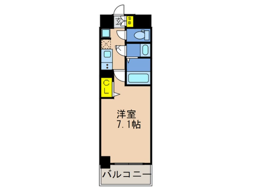 間取図 ﾚｼﾞﾃﾞﾝｽ神戸大倉山ｸﾞﾙｰﾌﾞ(503)