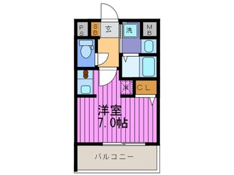 間取図 レ－クス新大阪ウエスト(202)