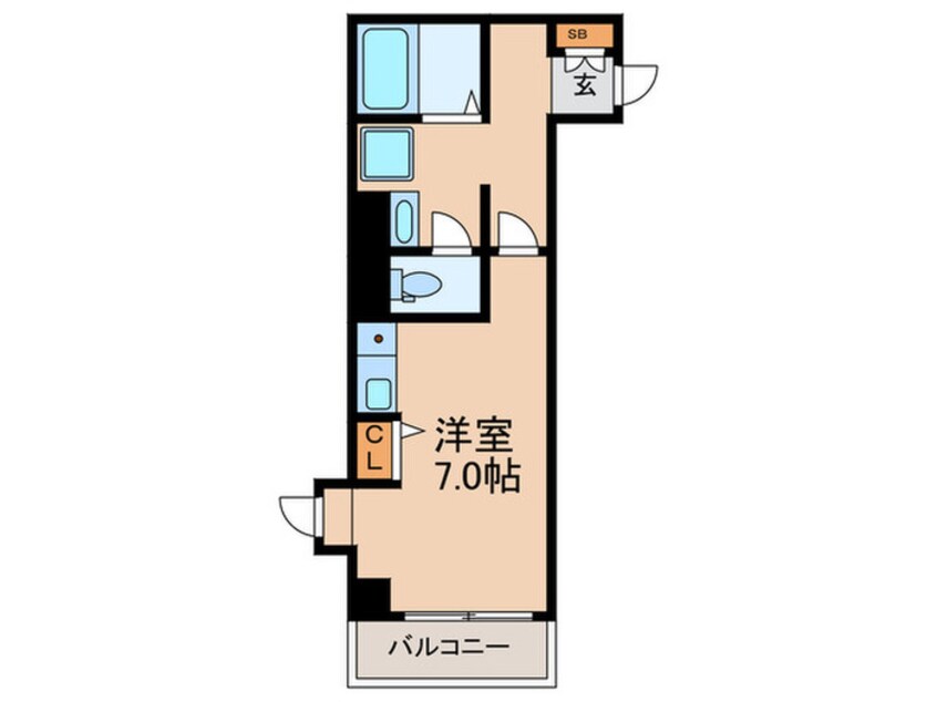 間取図 カサベラ岡本（704）