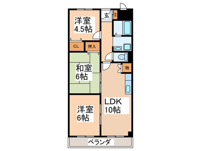 間取り図 ルミエ－ル藤井寺