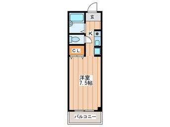 間取図 サンライズ柴田パ－ト2