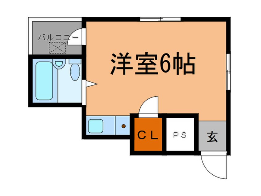 間取図 プラザハイム筒井