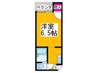 間取図 ラ・コート喜志B棟