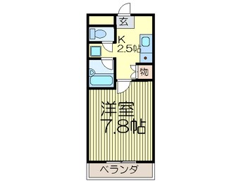 間取図 Ｍプラザ大住　弐番館