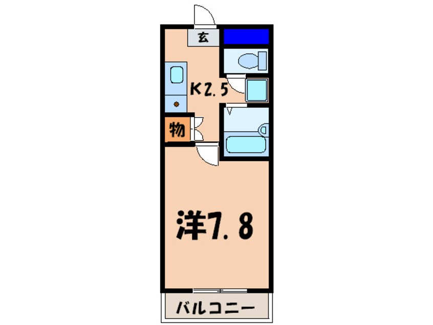 間取図 Ｍプラザ大住　弐番館