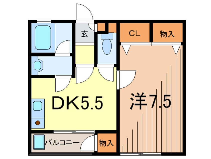 間取図 エタ－ナルⅡ