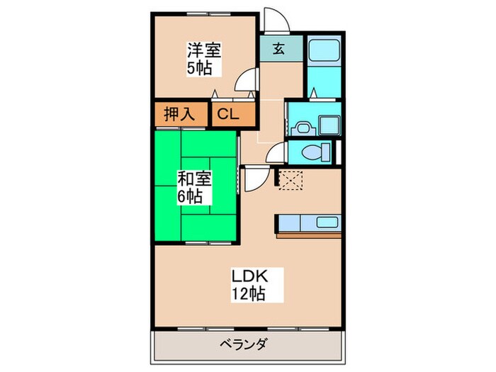 間取り図 メゾンドゥボヌ－ル