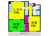 コンフォ－ト公園南 2LDKの間取り