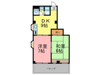 間取図 メゾンド紫香