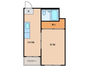 間取図 プレアール天王寺