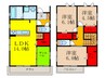 庄1丁目戸建 B棟 3LDKの間取り