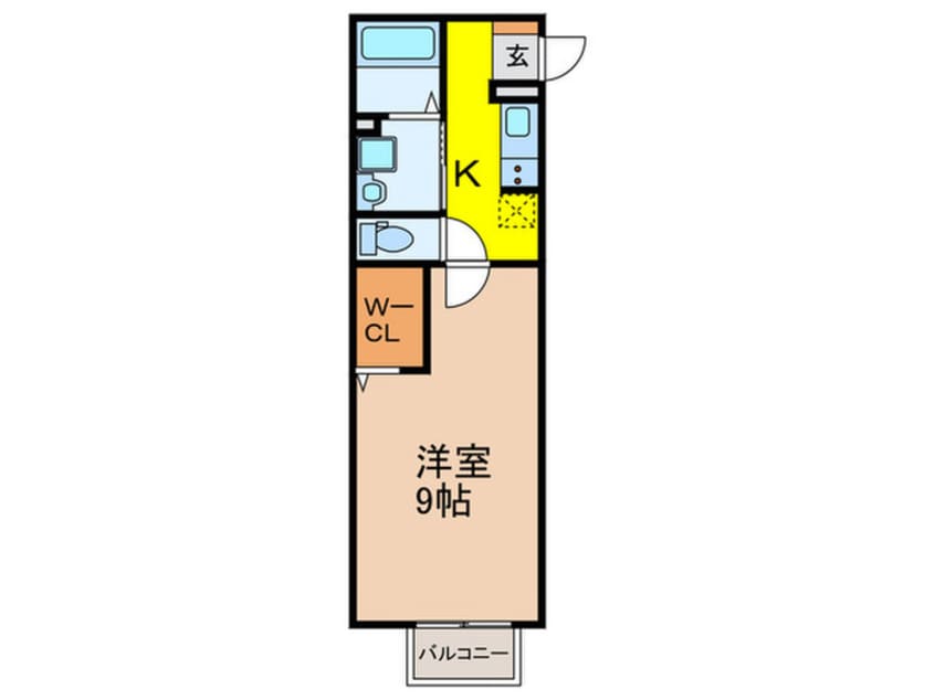 間取図 アップルヒルズＴＥＮＪＩＮ