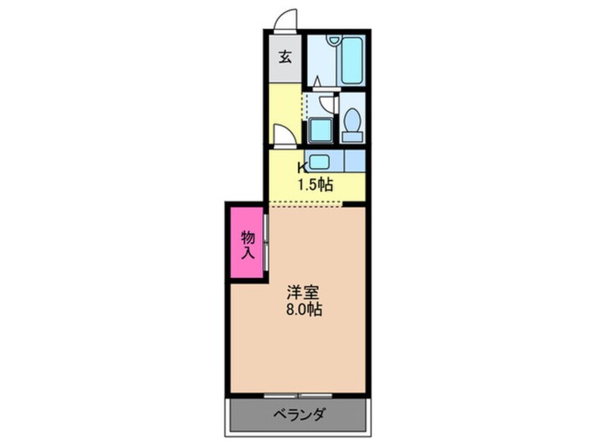 間取図 ヴィラカレラ