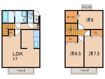 間取図 ディアコート西明石Ｂ棟