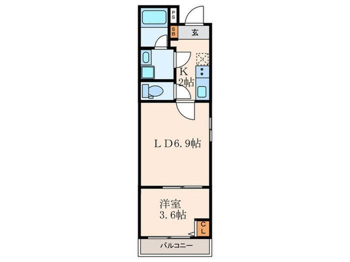 間取り図 Ａｃｔ塚本５丁目