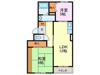 間取図 パ－クサイド根来