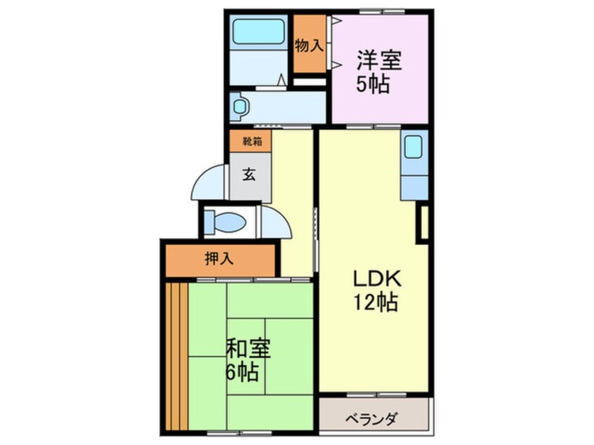 間取図 パ－クサイド根来