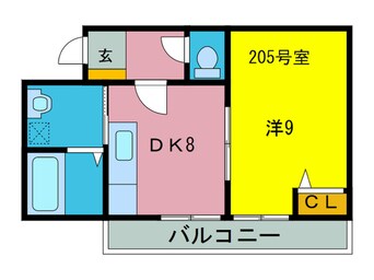 間取図 309プラザ