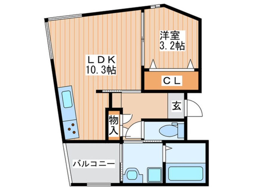 間取図 ルミエール星田2番館