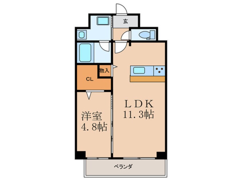 間取図 ティーズガーデン