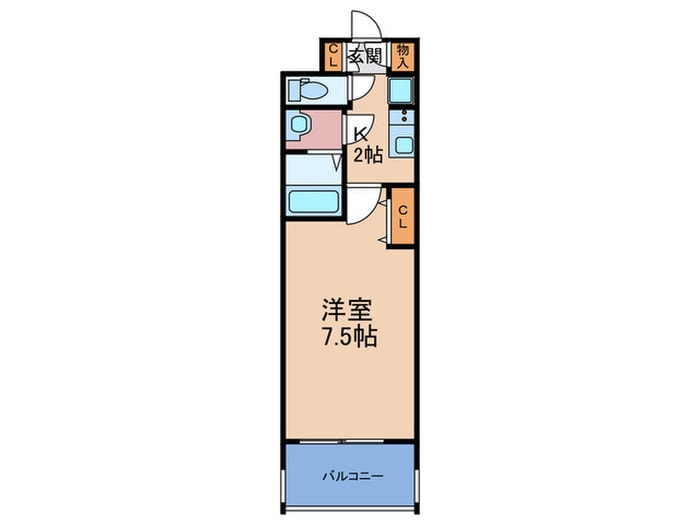 間取り図 プライムアーバン南森町