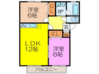 間取図 ハイツ氷室２号館