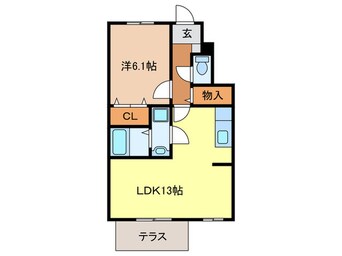 間取図 ハイツコムフォ－ト