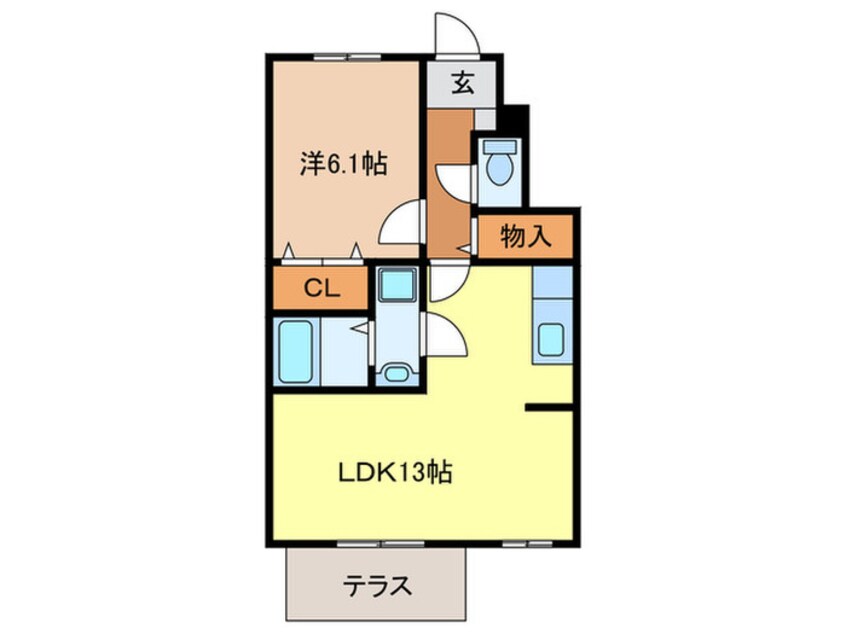 間取図 ハイツコムフォ－ト