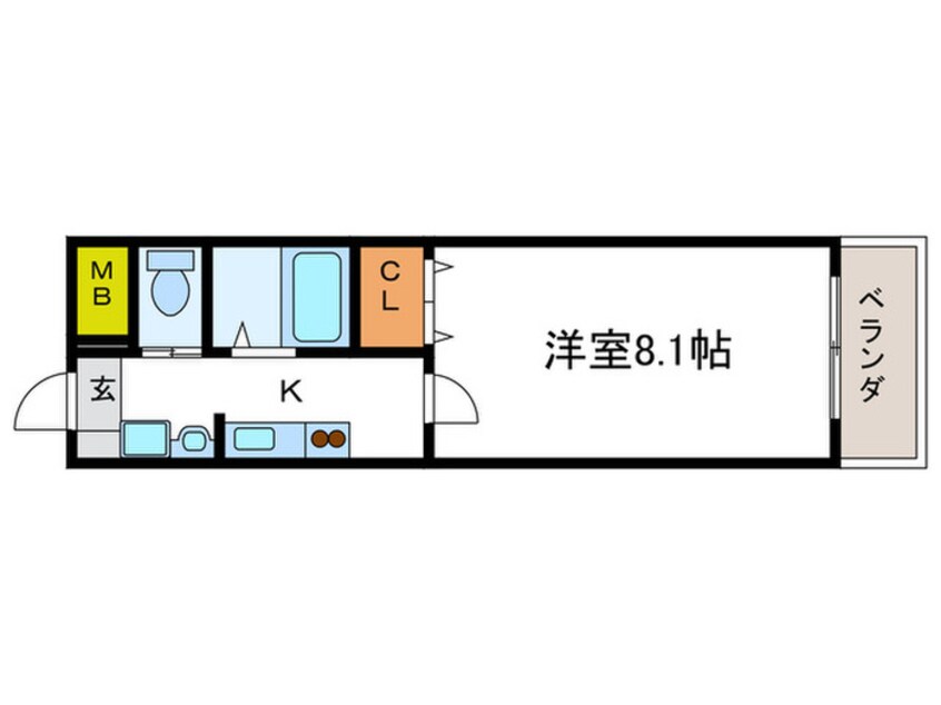 間取図 ジュネス桂