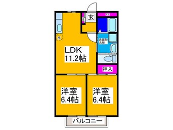 間取図 サマックスＹＵＩハイツ