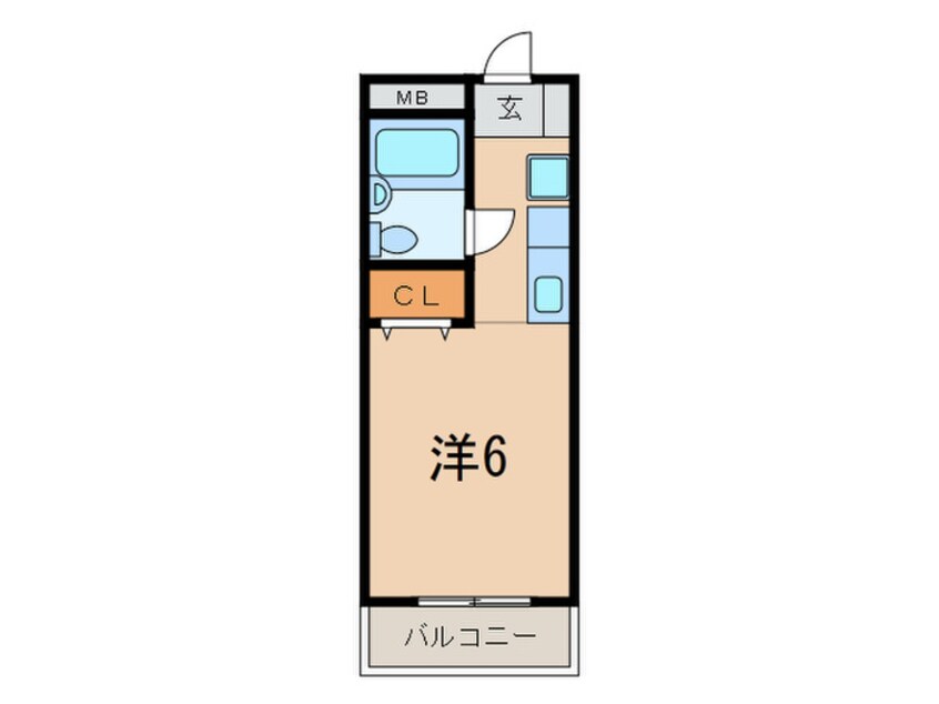 間取図 カサブランカ鈴蘭台
