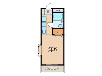 間取図 カサブランカ鈴蘭台