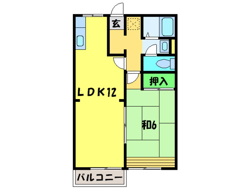 間取図 パークハイツ深井