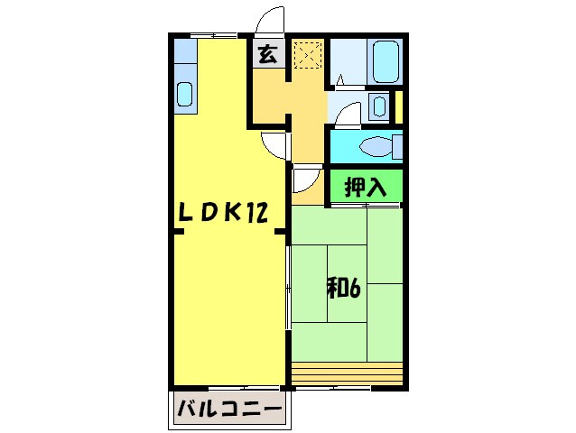 間取り図 パークハイツ深井