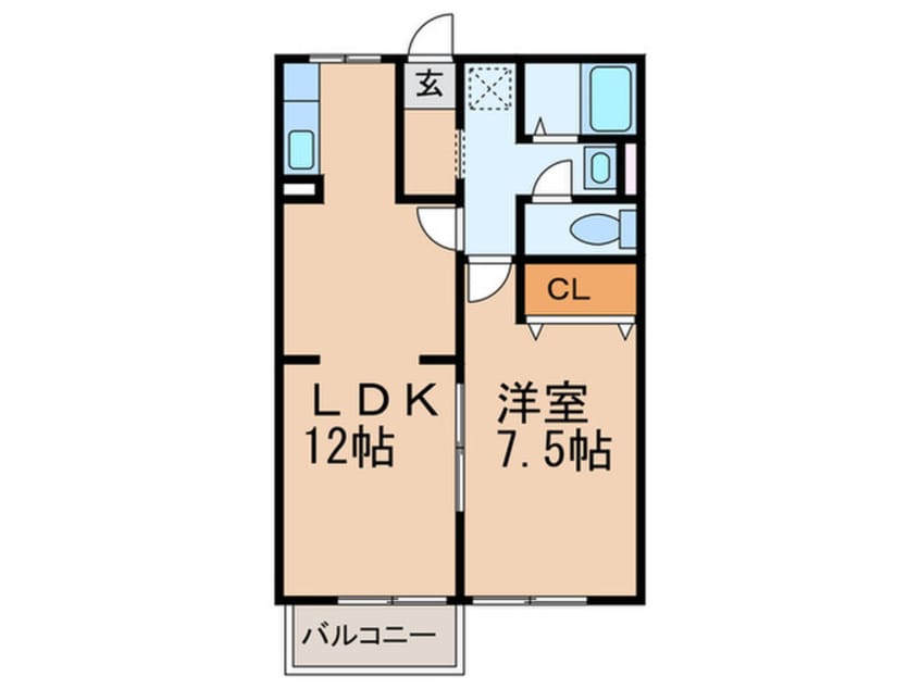 間取図 パークハイツ深井