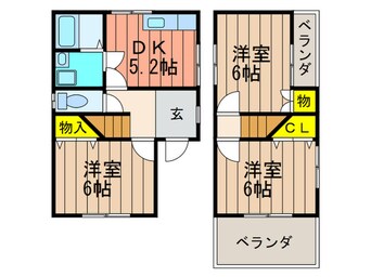 間取図 ＭＡＹＵＭＩハウス368号館双栗